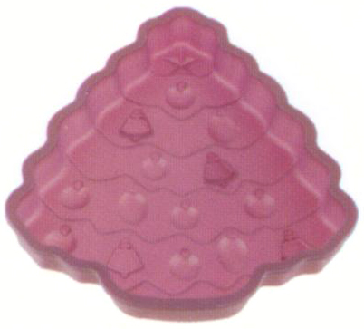 Silicone christmas tree cake mould SP1512A