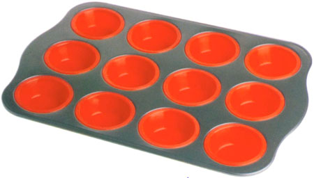 Silicone 12 cup muffine mould SP1602